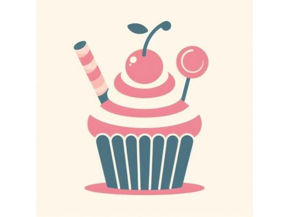 Download Cute Cupcake with a Cherry on Top - Cherry on top Collection