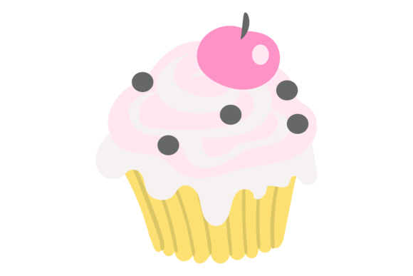 Download Cute Cupcake with Cherry on Top. Sweet P - Cherry on top Collection