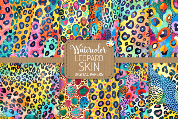 Download Funky Leopard Skin Background Patterns - Leopard Collection