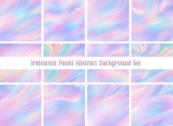 Download Iridescent Pastel Abstract Backgrounds - Abstract background Collection