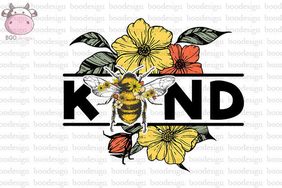 Download Retro Bee Kind Wild Flower PNG - Bee Collection