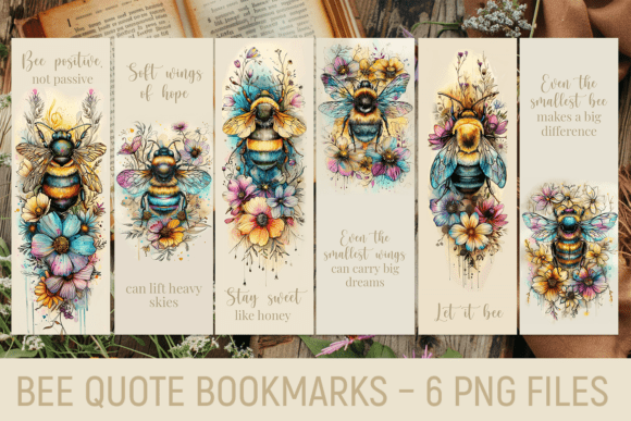 Download Bee Quote Bookmarks – Printable Set - Bee Collection