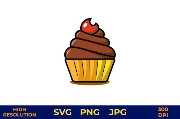 Download Chocolate Cupcake with Cherry on Top - Cherry on top Collection