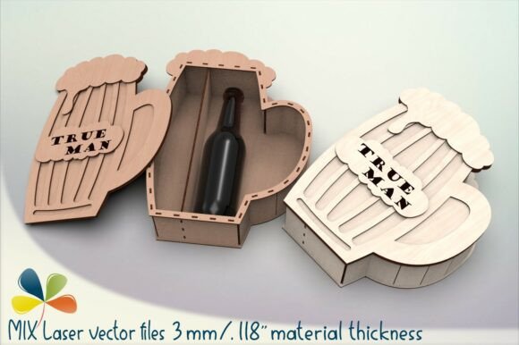 Download Beer Mug Gift Box Svg Father's Day - Bee Collection
