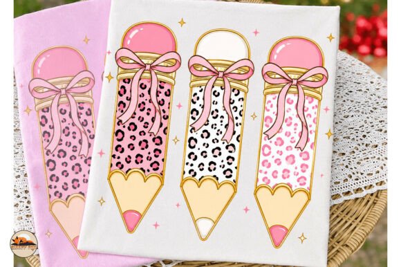 Download Pink Leopard Coquette Pencil Teacher Png - Leopard Collection