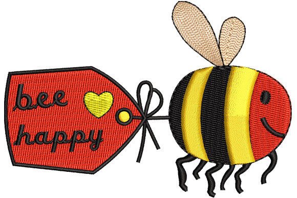 Download Bee Happy Honey Bee - Bee Collection